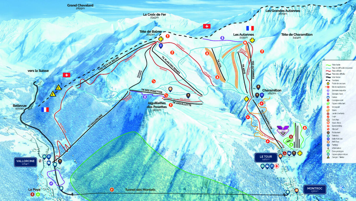 Ski Maps - Chamonix Ski Passes And Early Bird Passes